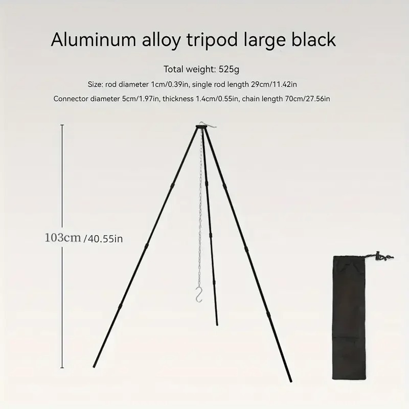 SSUNTAK Portable Detachable Ca - Camping Cooking Pot Tripod review and price