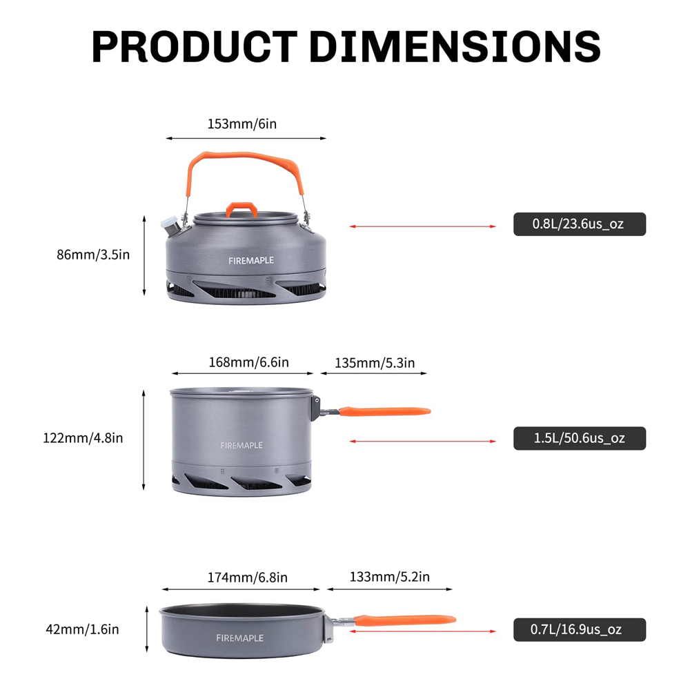 Fire Maple Camping Cookware Ut - Quechua Camping Cooking Set review and price