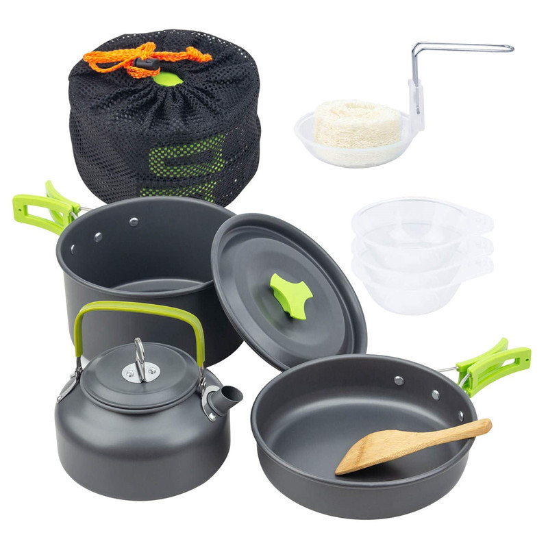 Outdoor Camping Cookware Kit A - Camping Cooking Kit Box review and price