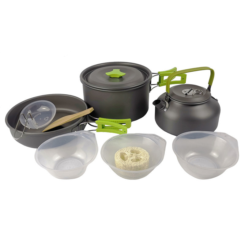 Outdoor Camping Cookware Kit A - Camping Cooking Kit Box review and price