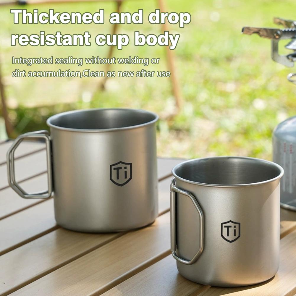 Camping Mug Titanium Cup Touri - Quechua Camping Cooking Set review and price