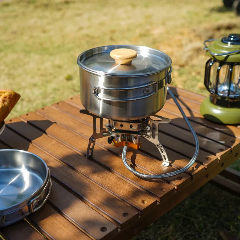 Outdoor Folding Cookware Set S - Camping Cooking Kit Box review and price