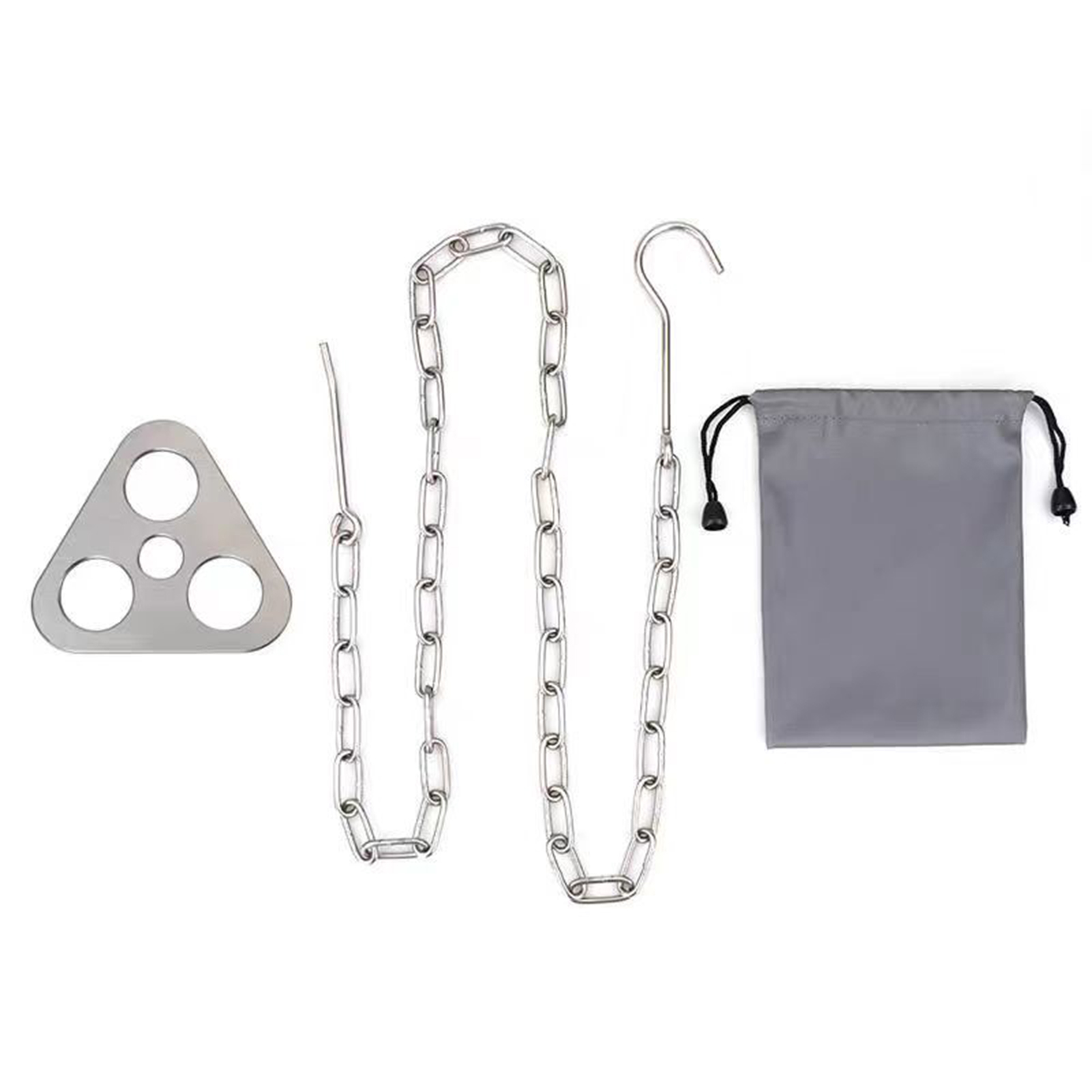 1pc Camping Tripod Iron Materi - Camping Cooking Pot Tripod review and price