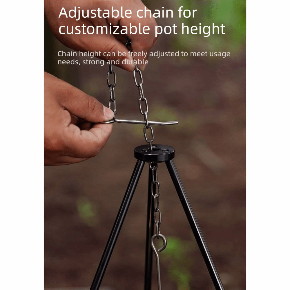 Portable Camping Tripod Adjust - Camping Cooking Pot Tripod review and price