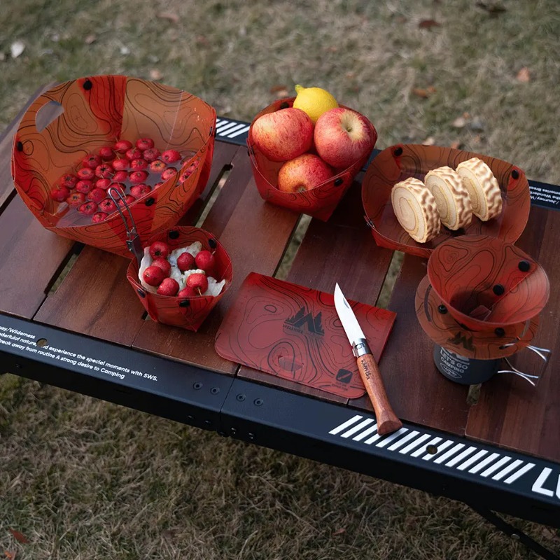 Foldable Camping Tableware Por - Camping Cooking Plate review and price